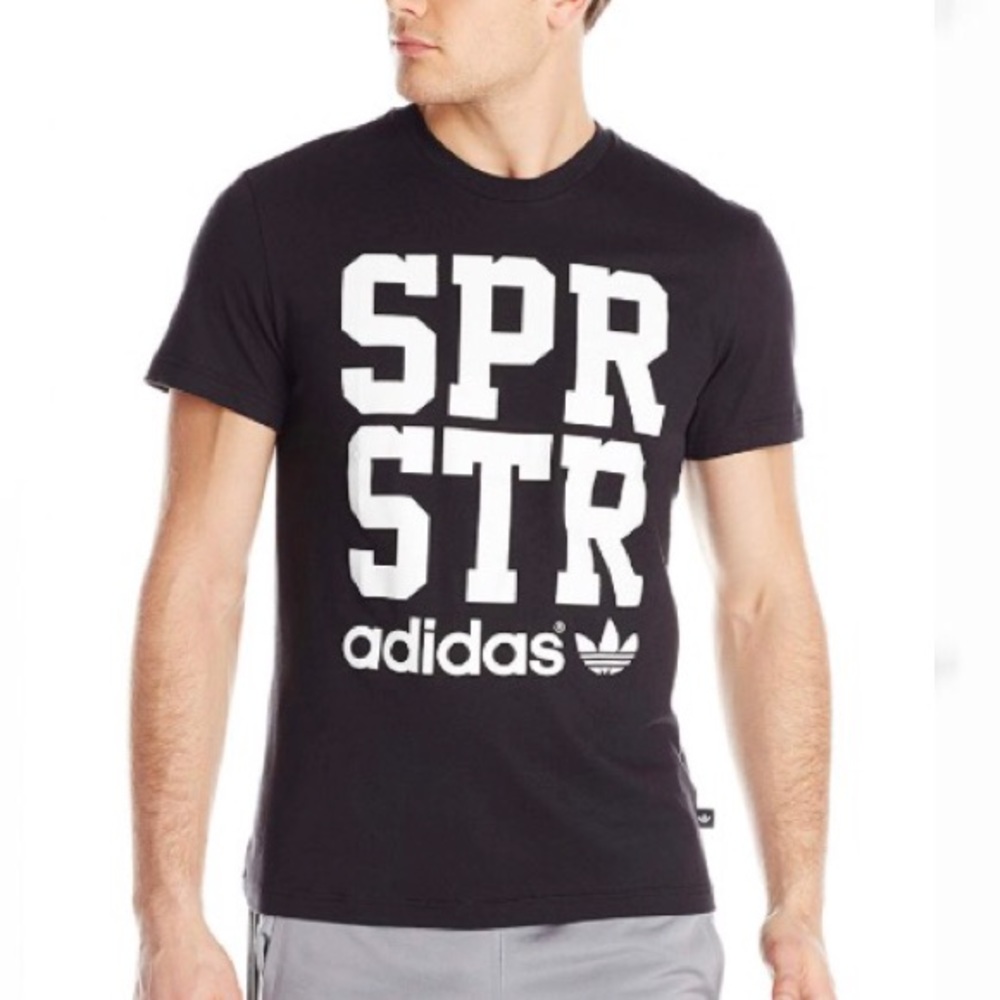 Adidas Superstar Men’s Graphic Tee SPRSTR